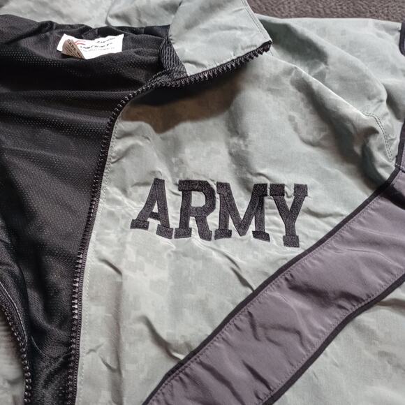 Army PT Jacket US Military Physical Fitness Uniform Med Regular - Picture 6 of 8